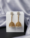 Diamond coloured Star shaped Jhumka