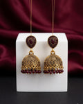 Maroon Premium Jhumka