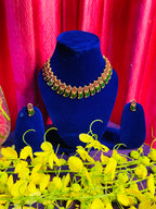 Traditional Manga mala with cute earrings