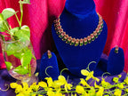 Traditional Manga mala with cute earrings